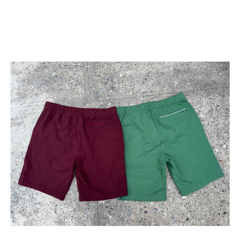 Mack Weldon Ace Sweatshort Bundle Mens Medium Syrah Fern Green Burgundy Shorts - Picture 11 of 11